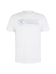 TOM TAILOR T-Shirt Weiß