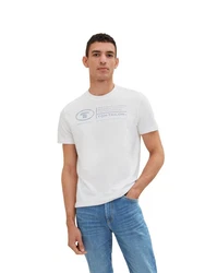 TOM TAILOR T-Shirt Weiß