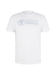 TOM TAILOR T-Shirt Weiß