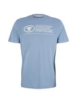 TOM TAILOR T-Shirt Hellblau/Blau/Grau TOM TAILOR T-Shirt Hellblau/Blau/Grau
