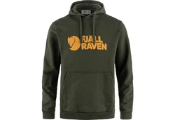 Fjällräven Hoodie Logo (M) Dunkelgrün/Grün