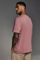 Next Essential T-Shirt mit Rundhalsausschnitt Rosa/Lila