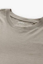 Next Essential T-Shirt mit Rundhalsausschnitt Khaki/Beige
