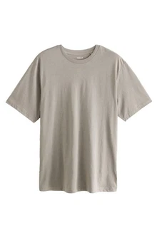 Next Essential T-Shirt mit Rundhalsausschnitt Khaki/Beige