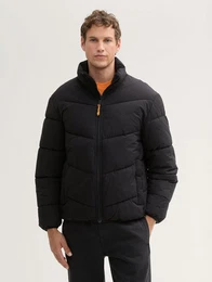 Winterjacke Wasserabweisende Pufferjacke mit Logo Stickerei
