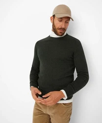 Brax Strickpullover Style RICK Dunkelgrün/Schwarz