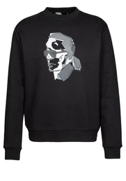 Sweatshirt mit Logo-Print (1-tlg)