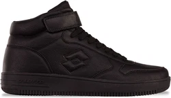Lotto Paliot Mid Oc Sneaker Dunkelbraun/Grau/Schwarz/Rot/Grün/Blau