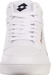 Lotto Nandu Mid Sneaker Weiß/Creme/Rot