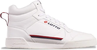 Lotto Nandu Mid Sneaker Weiß/Creme/Rot