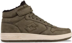 Lotto Paliot Fur Sneaker Dunkelgrün/Khaki/Braun