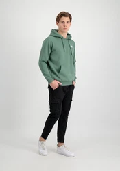 Alpha Industries Hoodie Basic Hoodie Small Logo Grün/Dunkelgrün