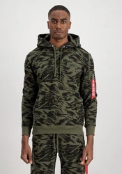 Alpha Industries Hoodie Back Print Camo