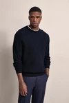 bugatti Strickpullover Dunkelblau/Hellblau/Blau