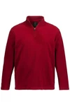 JP1880 Sweatshirt Troyer Stehkragen Dunkelrot/Rot