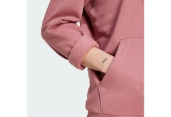 adidas Sportswear ESSENTIALS FLEECE HOODIE Rosa/Rot