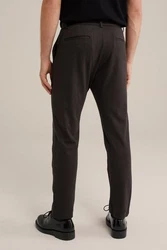 WE Fashion Chinohose Dunkelbraun/Schwarz/Khaki/Bordeaux/Lila/Dunkelrot