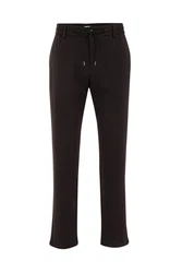 WE Fashion Chinohose Dunkelbraun/Schwarz/Khaki/Bordeaux/Lila/Dunkelrot