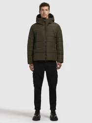 khujo Steppjacke WOU Dunkelgrün/Grün