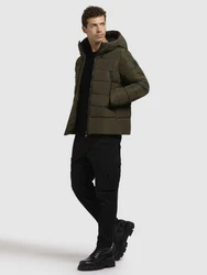 khujo Steppjacke WOU Dunkelgrün/Grün