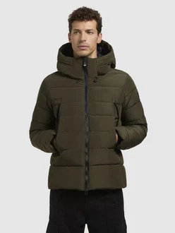 khujo Steppjacke WOU Dunkelgrün/Grün
