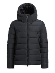 khujo Steppjacke WOU Schwarz/Dunkelgrau/Dunkelblau/Grau