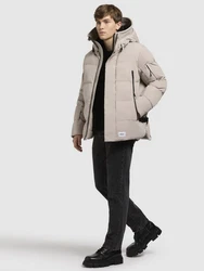 khujo Steppjacke TATO Beige/Khaki/Braun