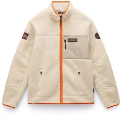 Napapijri Fleecejacke Yupik Fz  Beige/Orange/Khaki