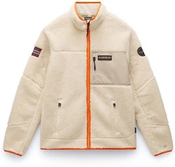 Napapijri Fleecejacke Yupik Fz  Beige/Orange/Khaki