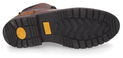 camel active Stiefelette Boot Schnürschuh Braun/Beige/Orange