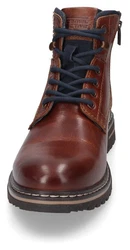 camel active Stiefelette Boot Schnürschuh Braun/Beige/Orange