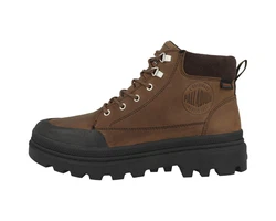Palladium Pallatroopercuff WP+ Herren Schnürboots Braun/Dunkelbraun