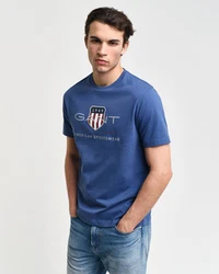 Gant T-Shirt REGULAR ARCHIVE SHIELD Blau/Dunkelblau/Hellblau