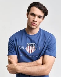 Gant T-Shirt REGULAR ARCHIVE SHIELD Blau/Dunkelblau/Hellblau