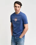 Gant T-Shirt REGULAR ARCHIVE SHIELD Blau/Dunkelblau/Hellblau