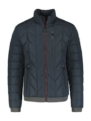 LERROS Steppjacke mit Kontrastdetails Dunkelblau/Hellblau/Grau/Blau