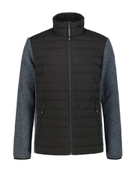 Luhta Steppjacke Anttola Schwarz/Dunkelblau/Dunkelgrau