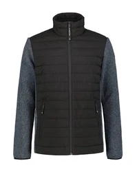 Luhta Steppjacke Anttola Schwarz/Dunkelblau/Dunkelgrau