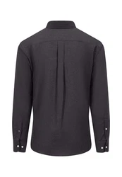 FYNCH-HATTON Langarmhemd mit klassischem Button-Down-Kragen Dunkelgrau/Schwarz/Hellblau/Dunkelblau