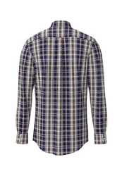FYNCH-HATTON Karohemd Dunkelblau/Hellblau/Blau