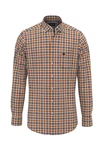 FYNCH-HATTON Karohemd Rot/Orange