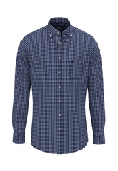 FYNCH-HATTON Hemd navy/rauchblau