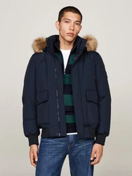 Tommy Hilfiger Bomberjacke ROCKIE DOWN BOMBER Dunkelblau/Schwarz