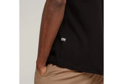 G-STAR Shirt Stacked Old Skool Logo R Schwarz/Rot/Dunkelgrau