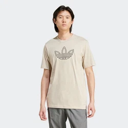adidas Originals T-Shirt OUTLINE TEE Khaki/Beige