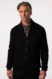 Poloshirt Strickjacke Schalkragen bis 84/86