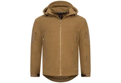 Hhenhorn Fleecejacke Herren Militär Outdoor Winddichte Jacke Braun/Khaki