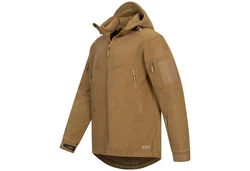 Hhenhorn Fleecejacke Herren Militär Outdoor Winddichte Jacke Braun/Khaki