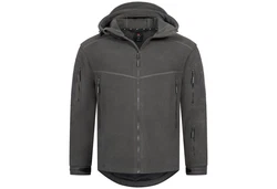 Hhenhorn Fleecejacke Herren Militär Outdoor Winddichte Jacke Dunkelgrau/Grau/Hellgrau