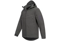Hhenhorn Fleecejacke Herren Militär Outdoor Winddichte Jacke Dunkelgrau/Grau/Hellgrau